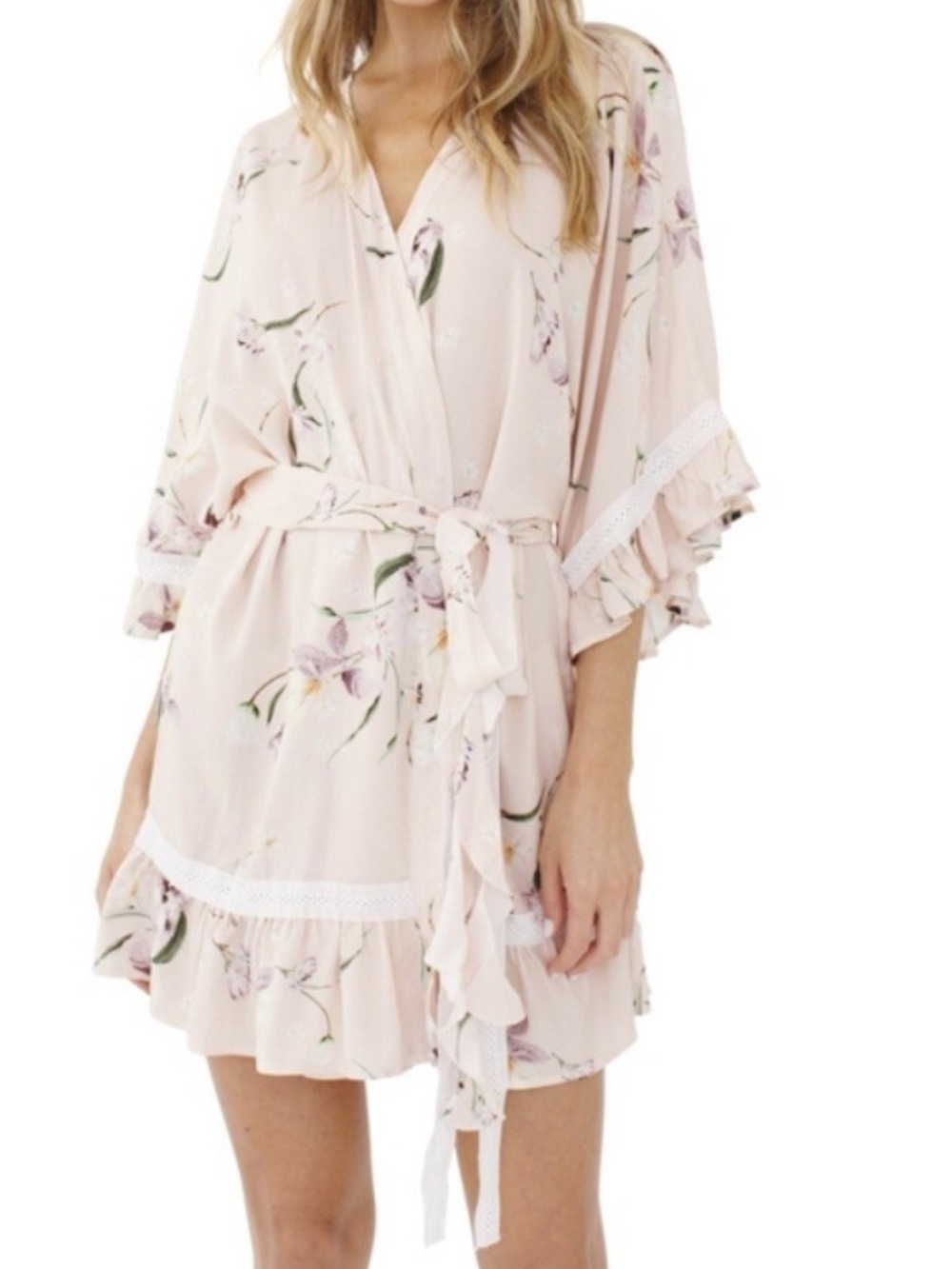 Plum pretty Sugar pink floral robe